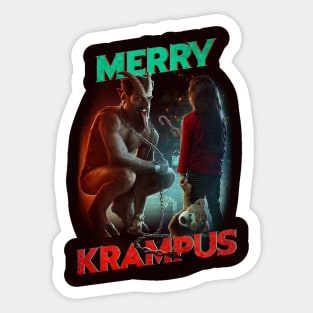 Krampus (with Text) Sticker